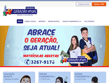 Tablet Screenshot of geracaoatual.com.br